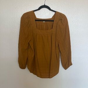 Madewell Square neck top-size small